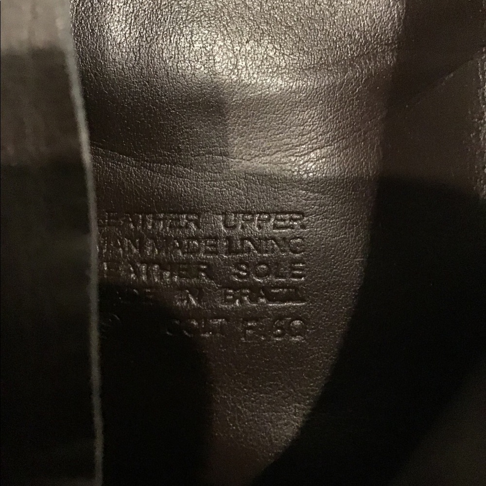 Antonio Melani Chocolate Brown Leather Ankle Boots - Picture 7 of 8